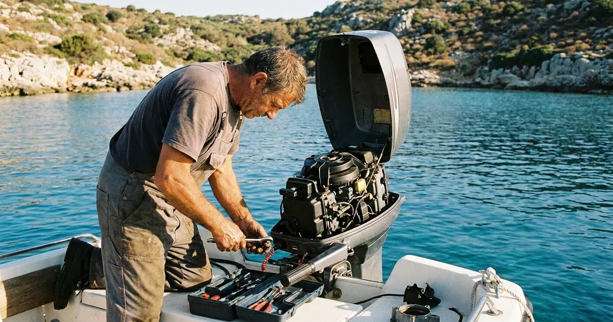 guasto al motore in mare